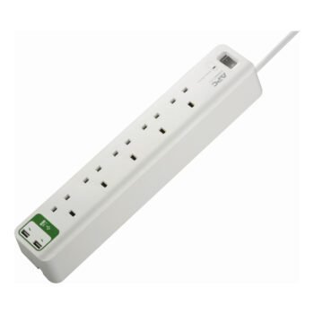 PM5U-UK | APC ESSENTIAL SURGEARREST 5 OUTLETS WITH 5V, 2.4A 2 PORT USB CHARGER 230V UK